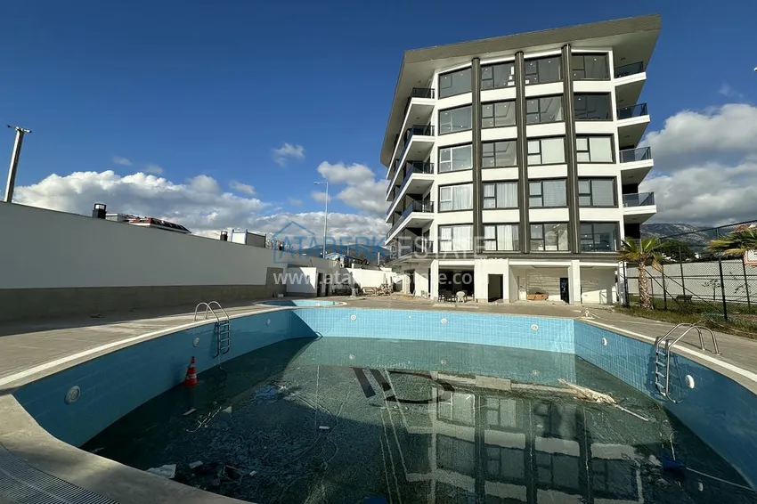 Двухкомнатные меблированные квартиры с видом на море, район Кестель, Алания 3