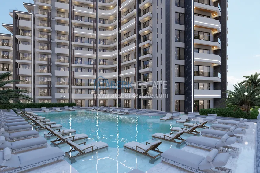 Масштабный курортный комплекс на этапе строительства – Северный Кипр, Газиверен 4 