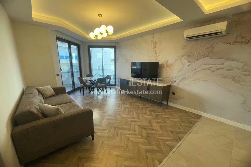 Приобрести Двухкомнатная квартира под ключ с видом на море – район пляжа Кейкубат, центр Алании 4 