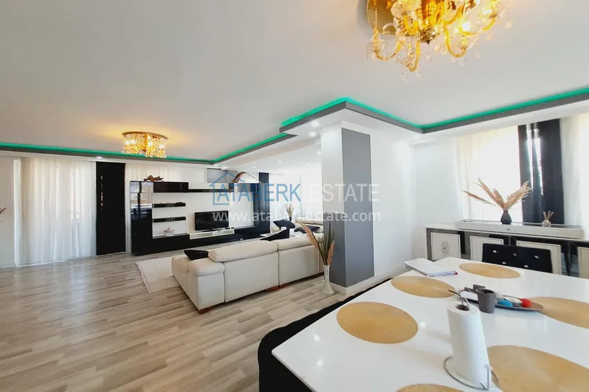 Приобрести Просторный пентхаус-дуплекс 6+1 в Махмутларе, р-н вторничного рынка - 150 метров от моря 6 