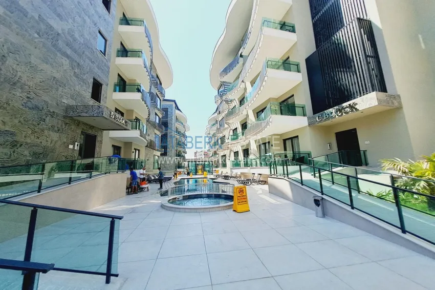 Новый жилой комплекс в центре Алании - район пляжа Кейкубат 4 