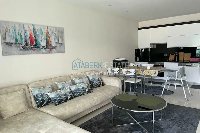 Приобрести Квартира 1+1 меблированная в резиденции премиум сегмента, район Каргыджак – Алания 4 