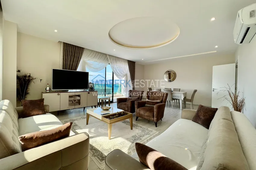 Приобрести Дуплекс 5+1 в комплексе на первой береговой линии. Район Каргыджак, Алания  4 