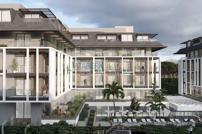 Квартиры от инвестора с рассрочкой в комфортабельном строящемся комплексе – Алания, Оба 4 