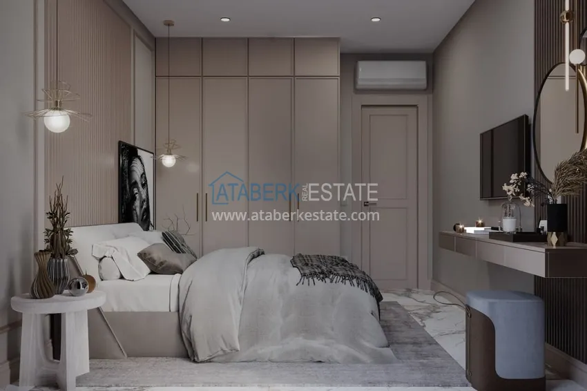 Приобрести Квартиры от инвестора с рассрочкой в комфортабельном строящемся комплексе – Алания, Оба 4 