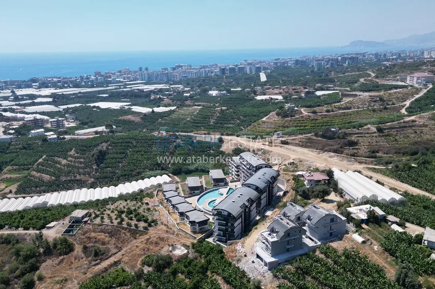 Квартиры с чистовой отделкой от инвестора в новом комплексе в районе Каргыджак, Алания 3 