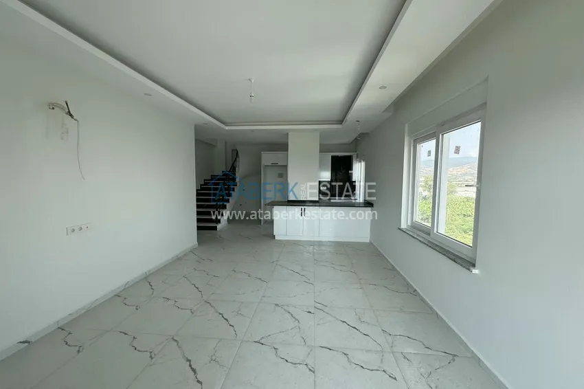 Приобрести Дуплекс 2+1 с видом на море и горы – район Каргыджак, Алания 4 