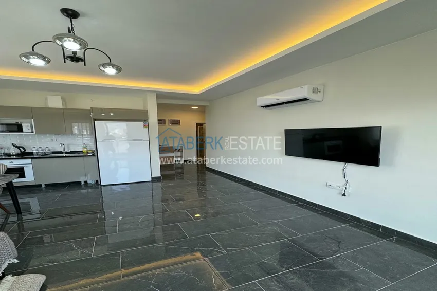 Приобрести Квартира 1+1 с новой мебелью и видом на горы в современном комплексе - район Махмутлар, Алания 5 