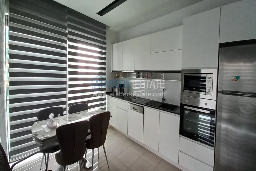 Приобрести Трехкомнатная квартира под ключ с видом на море на первой береговой линии – Оба, Алания 5 