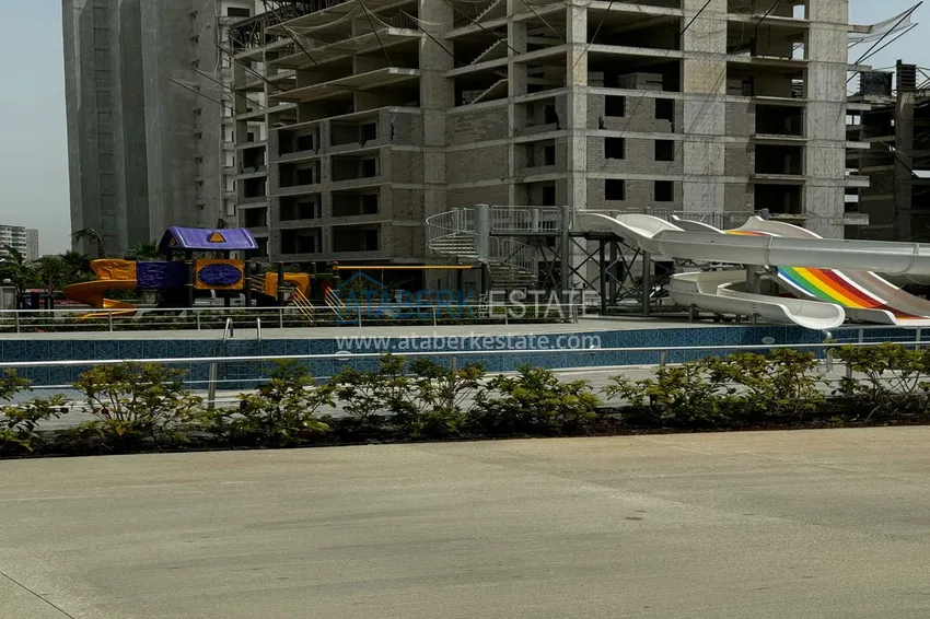 Двухкомнатный пентхаус с чистовой отделкой, видом на горы и море - Томюк, Мерсин 7 