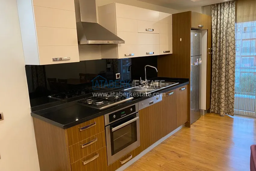 Приобрести Трехкомнатная квартира в Анталии – Лиман, с мебелью в современном комплексе 5 