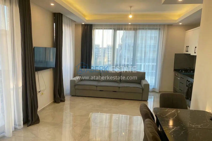 Приобрести Меблированная двухкомнатная квартира от собственника в новостройке - район Оба, Алания 4 