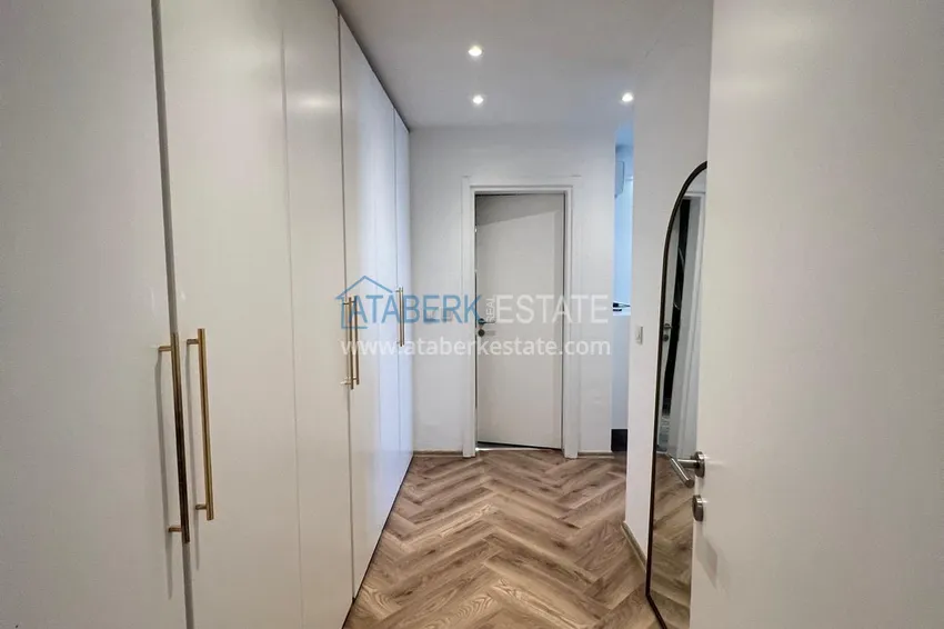 Приобрести Линейная квартира 3+1 с мебелью и застеклённым балконом на первой береговой, район Тосмур – Алания 4 