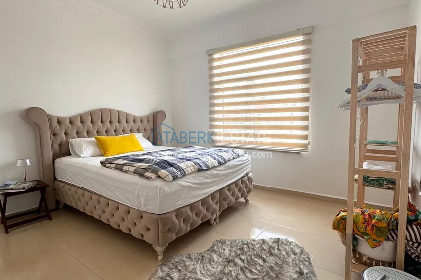 Приобрести Триплекс вилла в коттеджном комплексе в 300 метрах от моря в районе Кестель, Алания 5