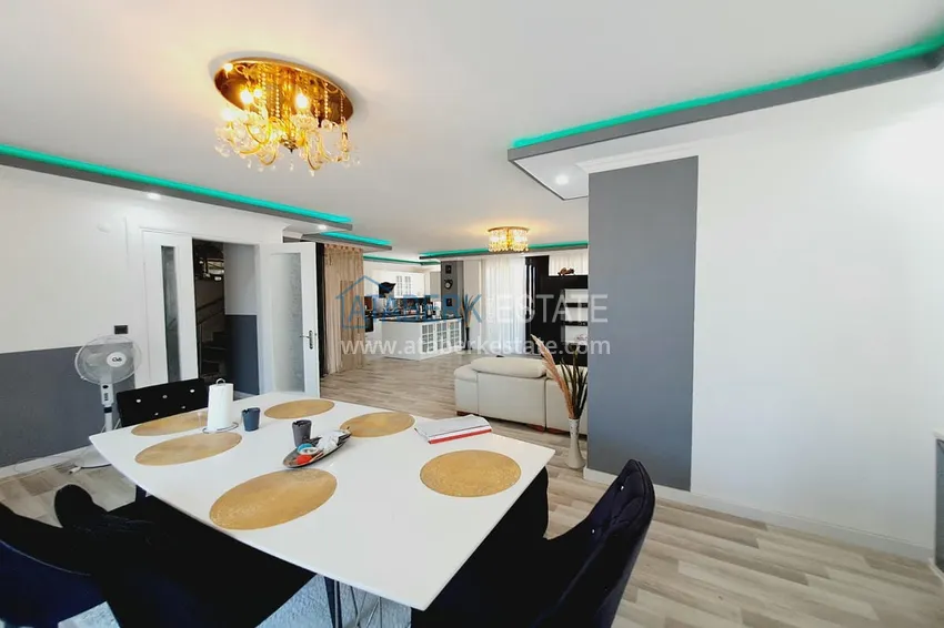 Приобрести Просторный пентхаус-дуплекс 6+1 в Махмутларе, р-н вторничного рынка - 150 метров от моря 7 