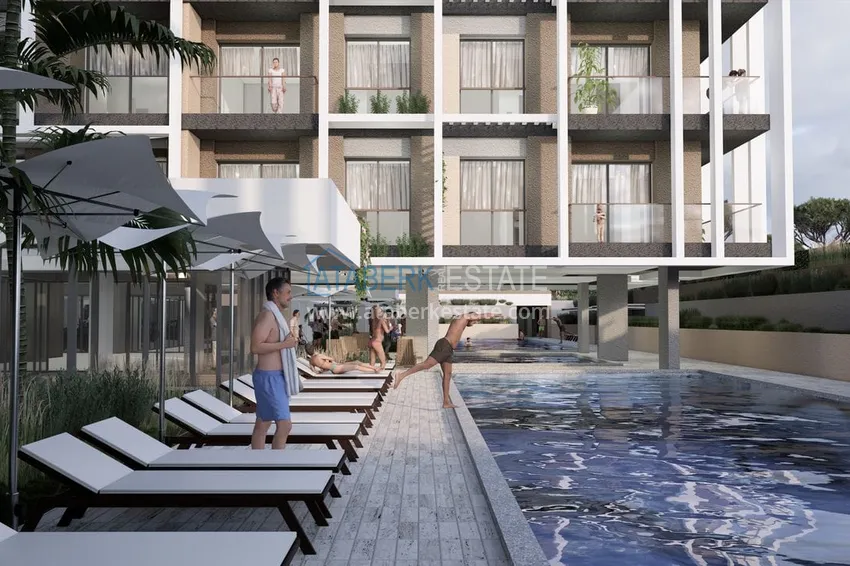 Квартиры от инвестора с рассрочкой в комфортабельном строящемся комплексе – Алания, Оба 5 