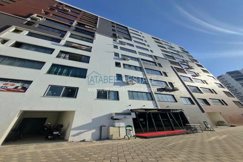 Двухкомнатная квартира 80м2 с мебелью и застекленным балконом в Мерсине, Енишехир 5 