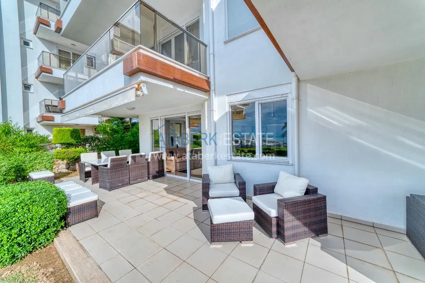 Приобрести Линейна квартира 3+1 под ключ с выходом в сад и видом на море - район Конаклы, Алания 5 