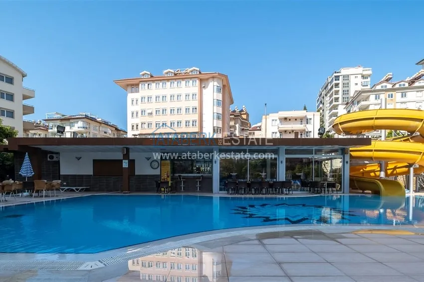 Квартира 2+1 меблированная с видом на горы и море в престижном комплексе, район Джикджилли – Алания 10 