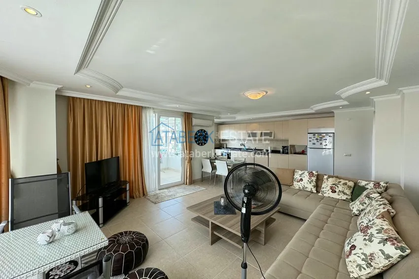 Приобрести Квартира 2+1 меблированная с видом на горы и море в престижном комплексе, район Джикджилли – Алания 5 