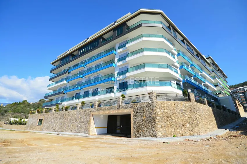 Квартира 1+1 меблированная в резиденции премиум сегмента, район Каргыджак – Алания 5 