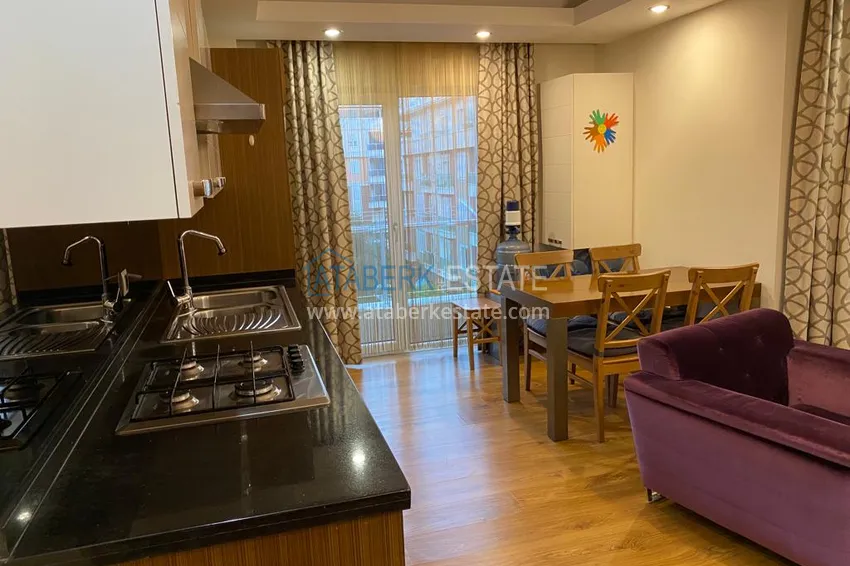 Приобрести Трехкомнатная квартира в Анталии – Лиман, с мебелью в современном комплексе 6 