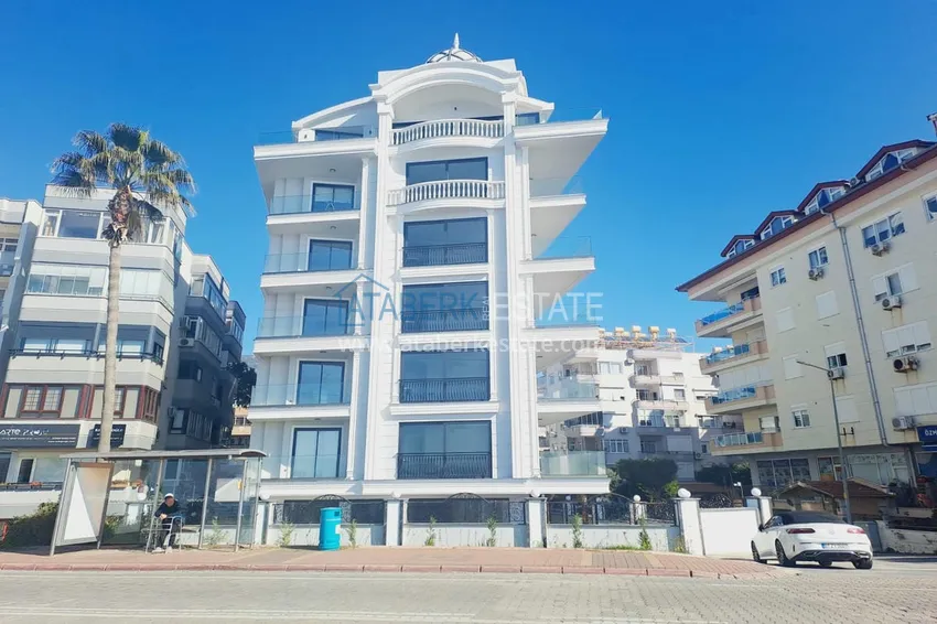 Двухкомнатная квартира под ключ с видом на море – район пляжа Кейкубат, центр Алании 3 