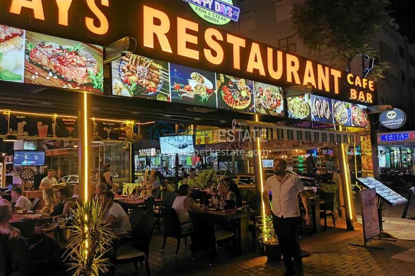 Готовый Бизнес с Гарантированным Доходом. Кафе в Центре Алании, Район Дамлаташ 6 