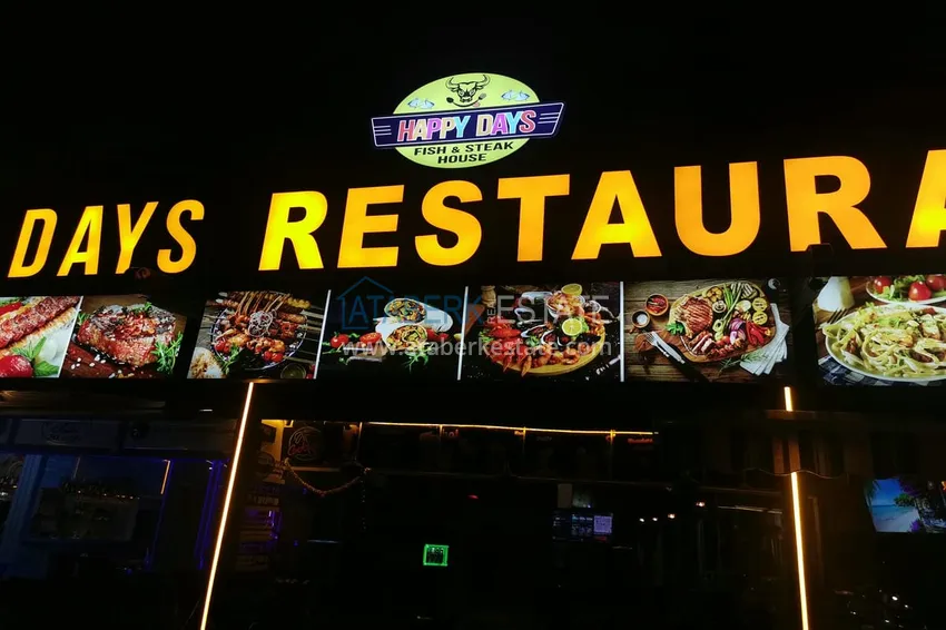 Готовый Бизнес с Гарантированным Доходом. Кафе в Центре Алании, Район Дамлаташ 7 