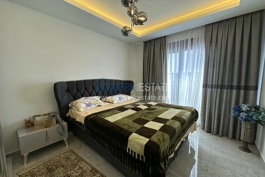 Квартира 1+1 с мебелью и всего в 400 метрах от моря, район пляжа Клеопатра - центр Алании 6