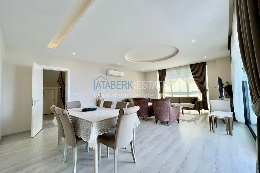 Приобрести Дуплекс 5+1 в комплексе на первой береговой линии. Район Каргыджак, Алания  6 