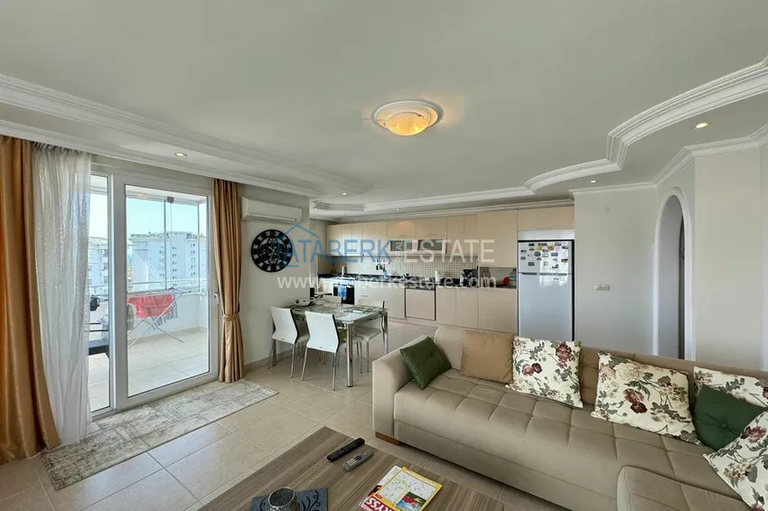 Приобрести Квартира 2+1 меблированная с видом на горы и море в престижном комплексе, район Джикджилли – Алания 6 