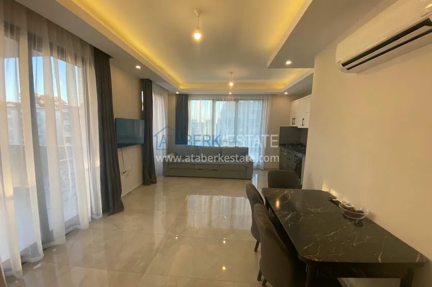 Приобрести Меблированная двухкомнатная квартира от собственника в новостройке - район Оба, Алания 6 