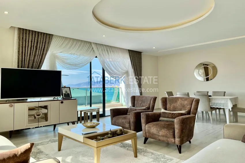 Приобрести Двухкомнатная квартира с мебелью - центр Алании. Подходит для краткосрочной аренды 7 