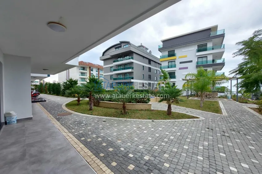 Дуплекс 5+1 в комплексе на первой береговой линии. Район Каргыджак, Алания  14 