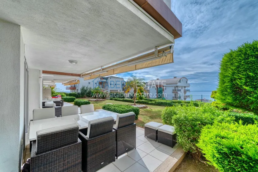 Приобрести Линейна квартира 3+1 под ключ с выходом в сад и видом на море - район Конаклы, Алания 7 