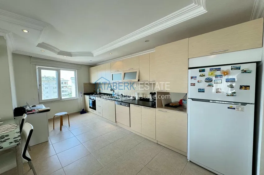 Приобрести Квартира 2+1 меблированная с видом на горы и море в престижном комплексе, район Джикджилли – Алания 7 