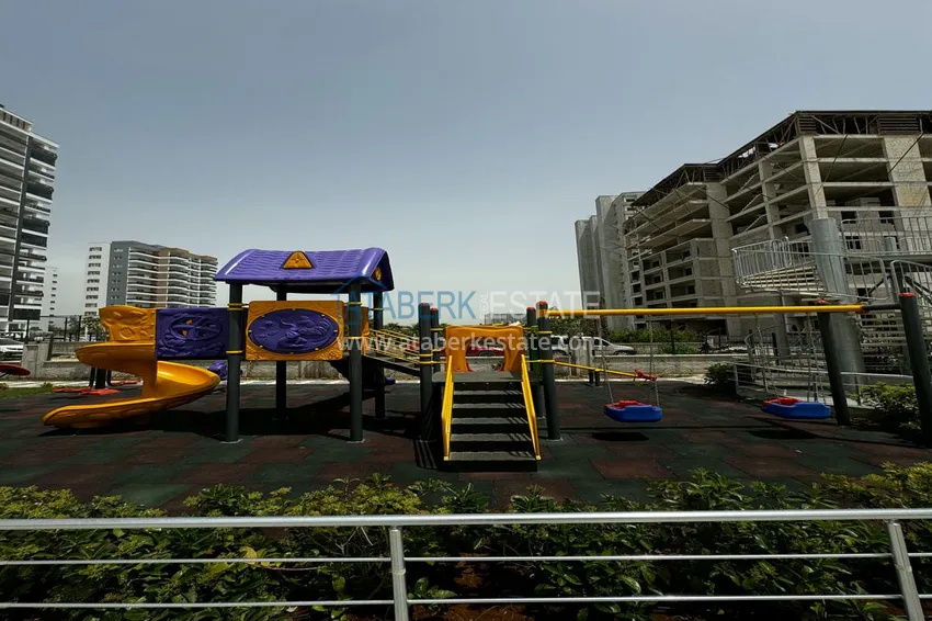 Двухкомнатный пентхаус с чистовой отделкой, видом на горы и море - Томюк, Мерсин 10 