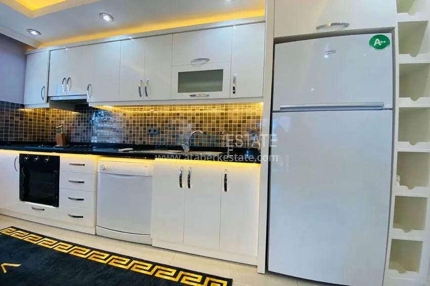 Приобрести Квартира 2+1 с мебелью и застекленным балконом, район Кестель – Алания 7 