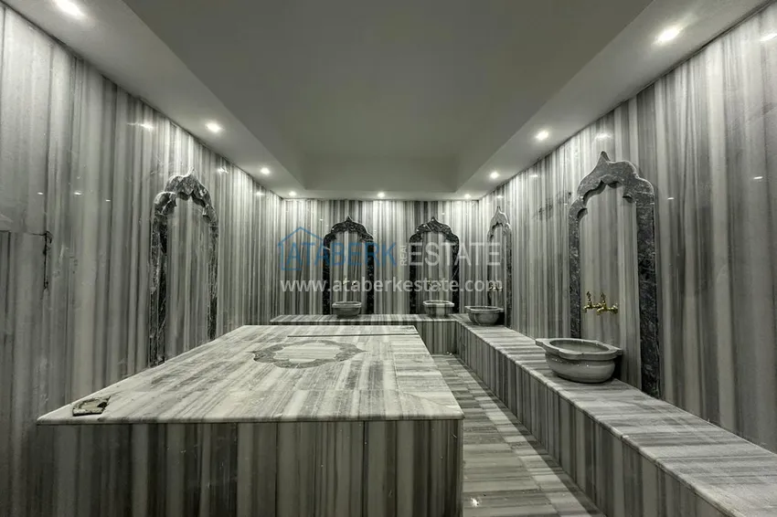 Двухкомнатные меблированные квартиры с видом на море, район Кестель, Алания 7