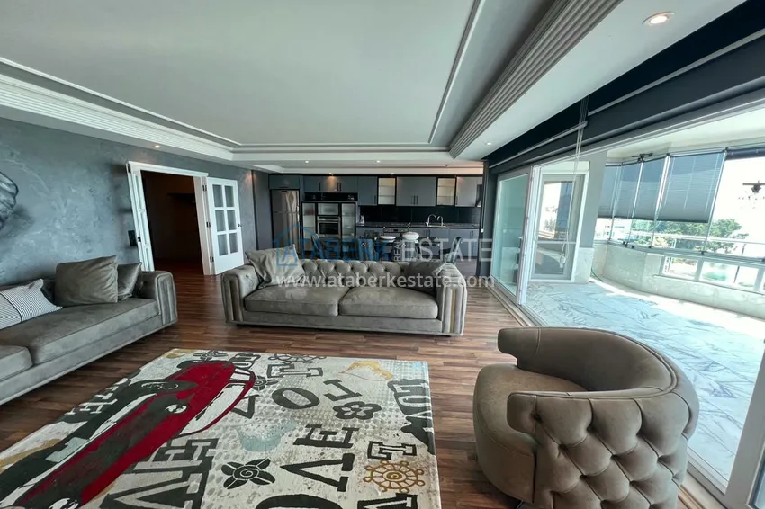 Приобрести Квартира 3+1 меблированная с открытым видом на море, подходит под ВНЖ и гражданство - Тосмур, Алания 9 