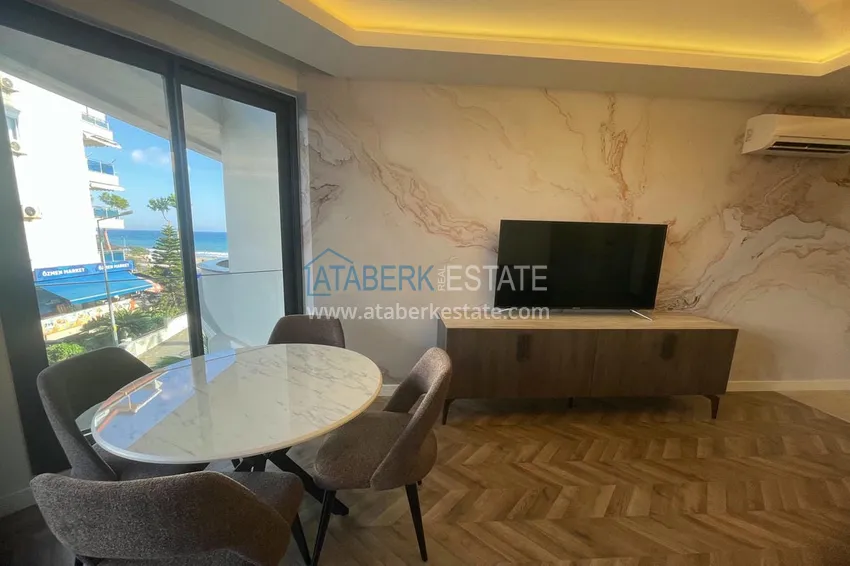 Приобрести Двухкомнатная квартира под ключ с видом на море – район пляжа Кейкубат, центр Алании 7 