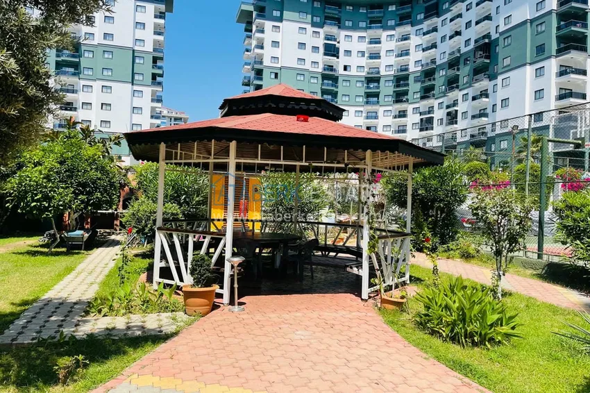 Квартира 2+1 с мебелью, видом на море и горы, район Махмутлар – Алания 10