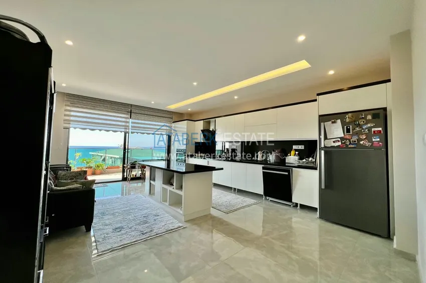 Приобрести Двухкомнатная квартира с мебелью - центр Алании. Подходит для краткосрочной аренды 8 