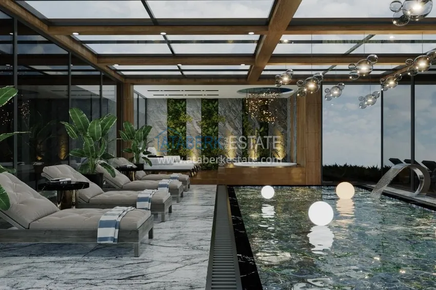 Квартиры от инвестора с рассрочкой в комфортабельном строящемся комплексе – Алания, Оба 8 