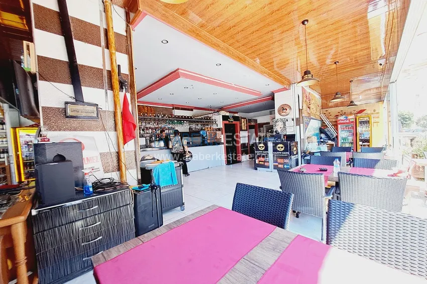 Готовый Бизнес с Гарантированным Доходом. Кафе в Центре Алании, Район Дамлаташ 14 