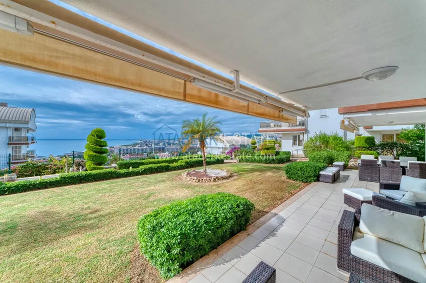 Приобрести Линейна квартира 3+1 под ключ с выходом в сад и видом на море - район Конаклы, Алания 8 