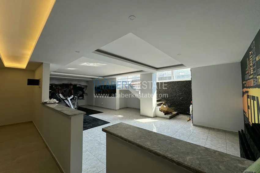 Дуплекс 2+1 с видом на море и горы – район Каргыджак, Алания 8 