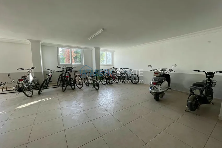 Квартира 2+1 с мебелью и застекленным балконом, район Кестель – Алания 11 