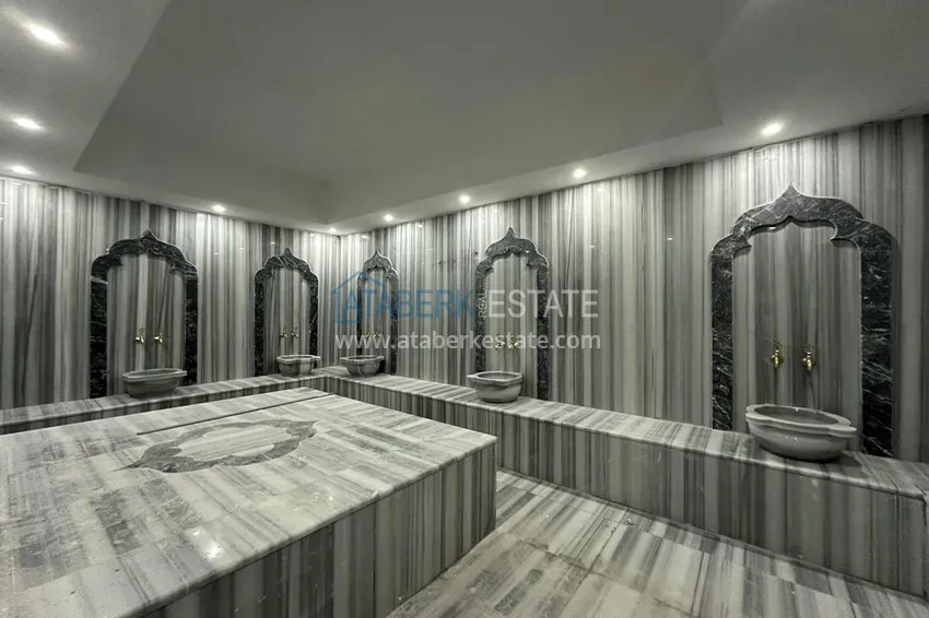 Двухкомнатные меблированные квартиры с видом на море, район Кестель, Алания 8